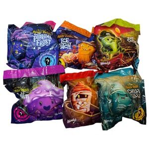 Wendy's Frosty Frights COMPLETE SET of 6 Toys New